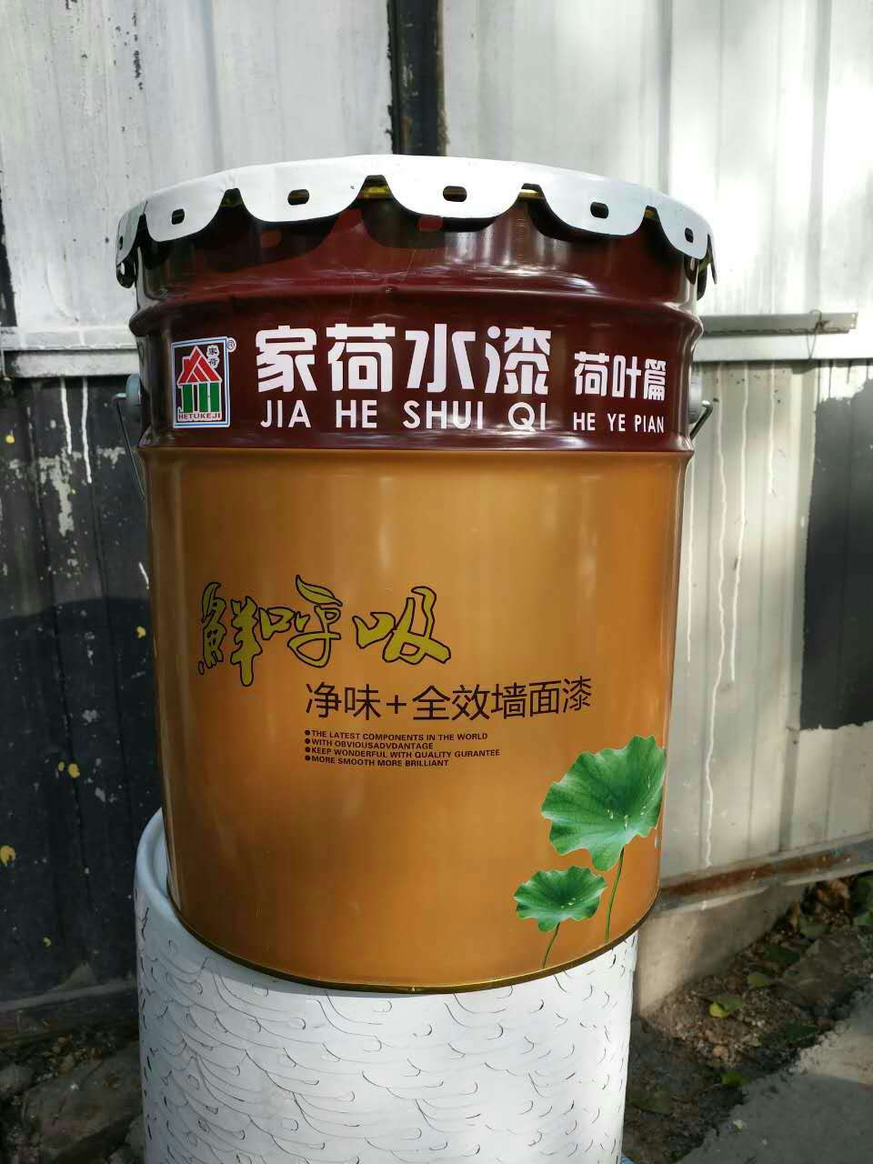 供应内墙光触媒纳米抗菌荷叶乳胶漆图片