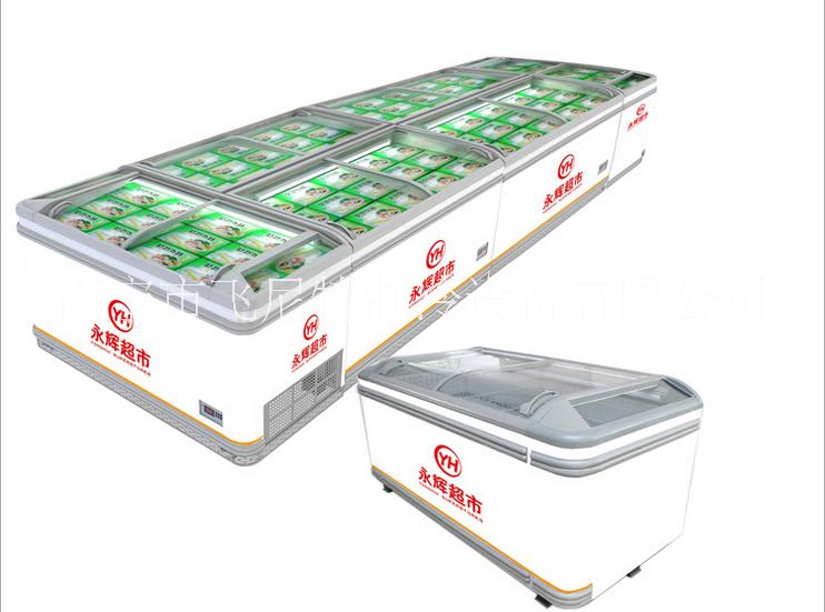 廣西組合島柜廠家，超市冷凍柜廠家，組合島柜尺寸，超市組合島柜廠家，低溫島柜品牌