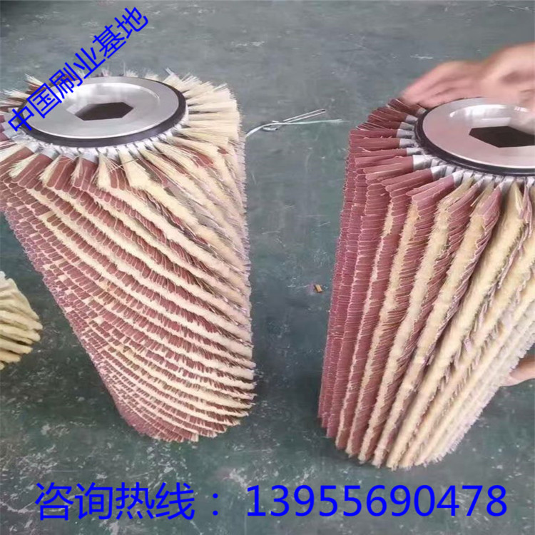廠家批發(fā)各種打磨砂光機(jī)毛刷輥 家具打磨毛刷 木浴桶打磨拋光毛刷