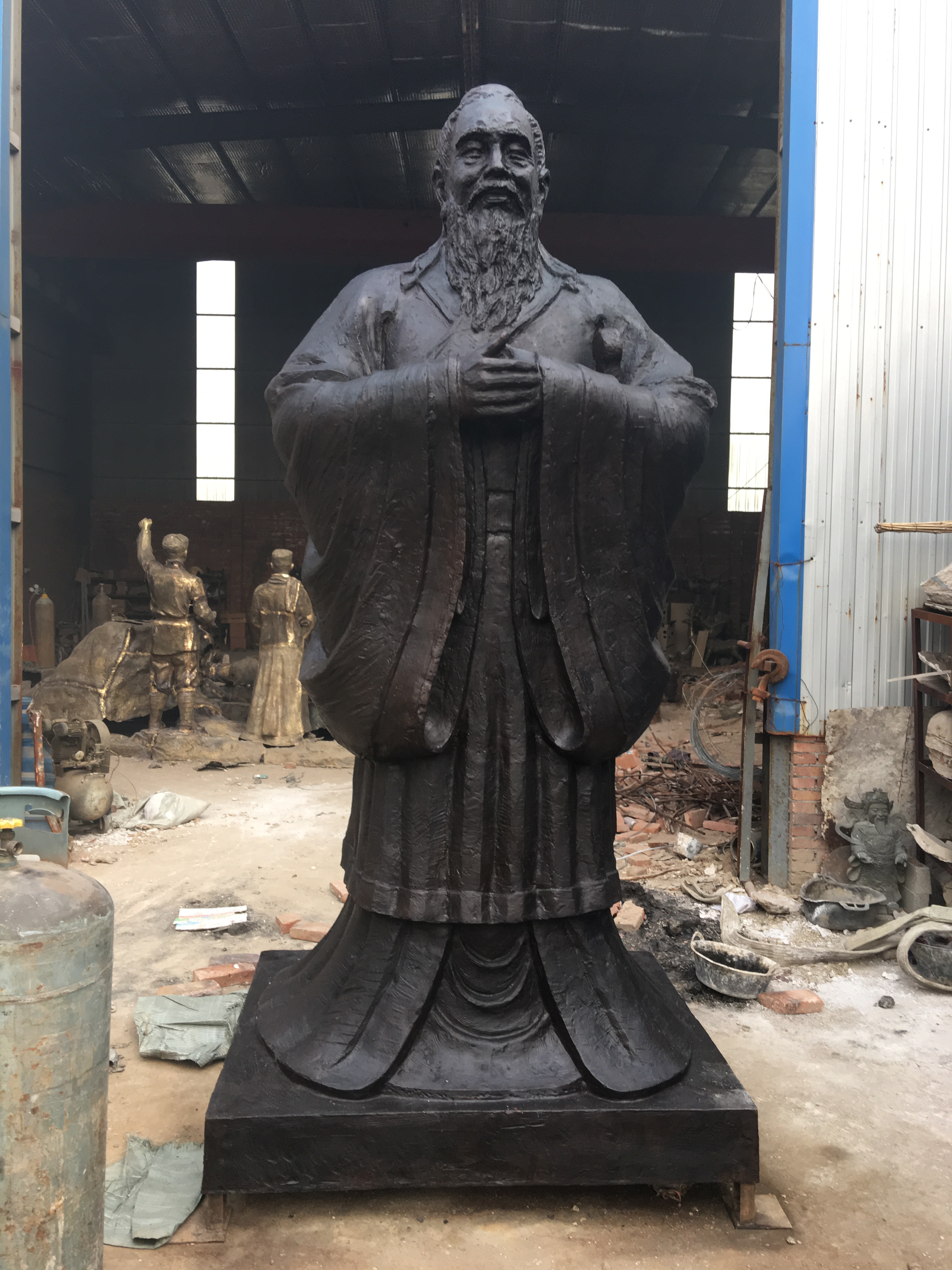 孔子雕塑圖片/孔子雕塑樣板圖 (4)