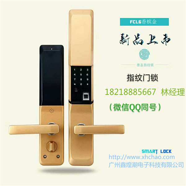 新款指紋密碼鎖圖片