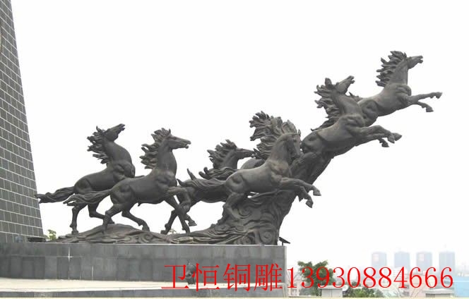 銅雕馬圖片