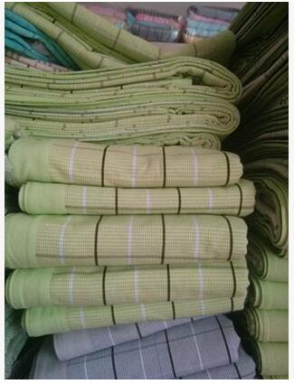 2017純棉老粗布 夏涼席 格子棉毯 三件毯 廠家特價批發(fā)