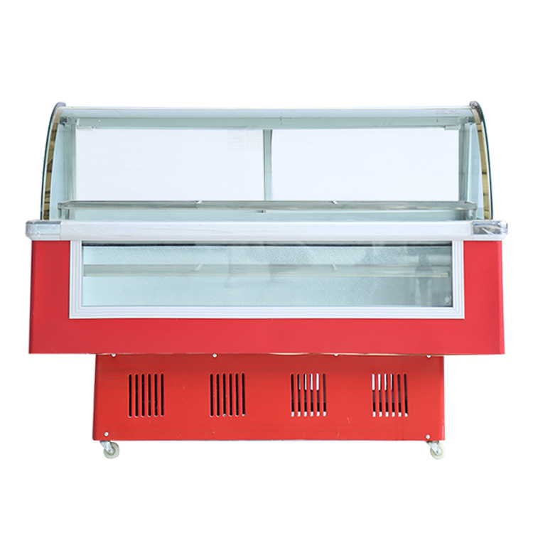 雙層冰柜 鹵菜展示柜 商超冷柜圖片