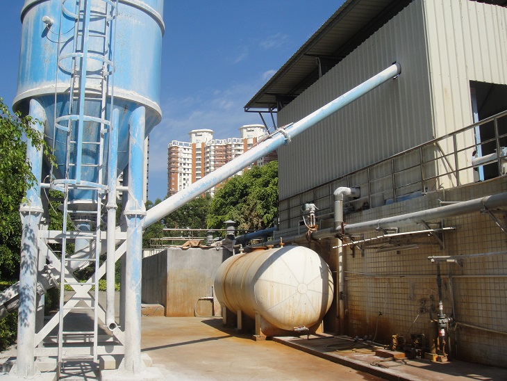 ST-30石灰料倉，污泥料倉，石灰投加裝置