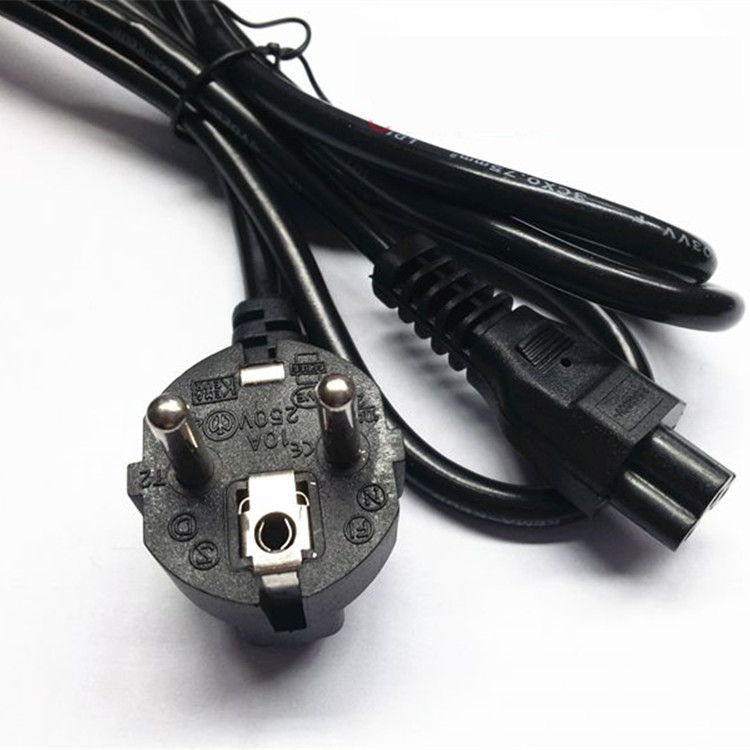 廠家直銷 大量批發(fā) 電源線  品字尾電源線 1.2米 歐標(biāo) 品字尾電源線 1.2米