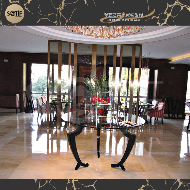 簡(jiǎn)約不銹鋼屏風(fēng)圖片/簡(jiǎn)約不銹鋼屏風(fēng)樣板圖 (1)