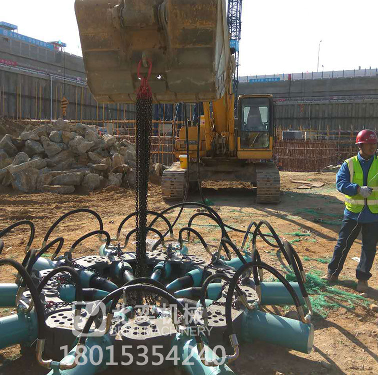 破樁機 截樁用的機器 可以破樁頭圖片