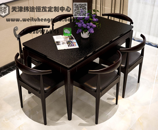 大理石餐桌椅圖片/大理石餐桌椅樣板圖 (2)