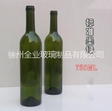 墨綠色紅酒瓶圖片/墨綠色紅酒瓶樣板圖 (3)
