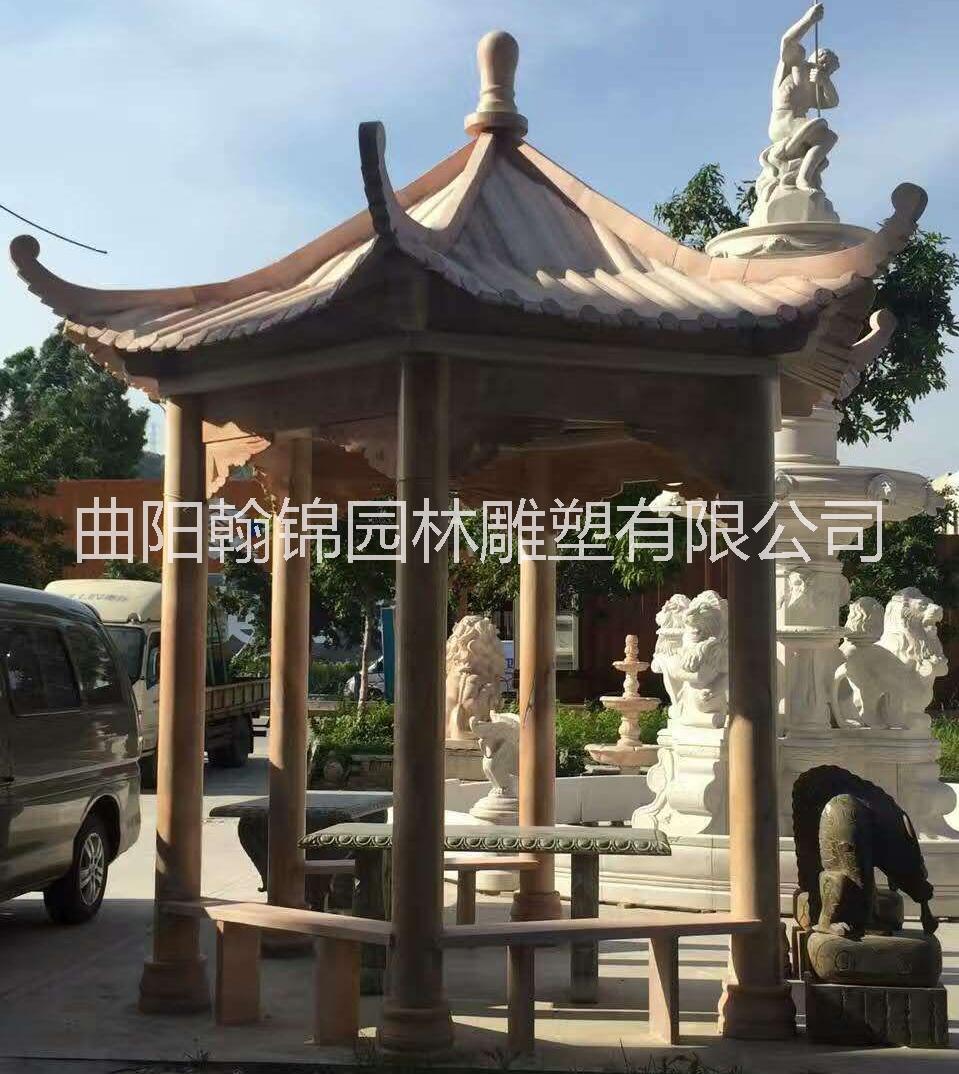 石雕涼亭圖片/石雕涼亭樣板圖 (2)