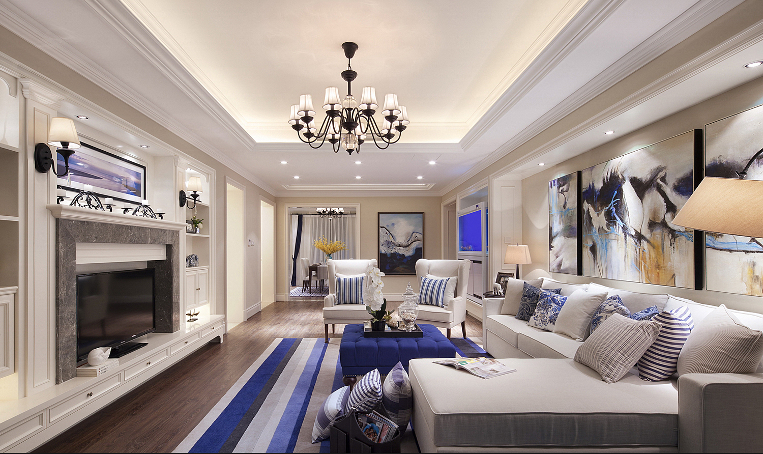 歐式簡約風(fēng)格裝修效果圖