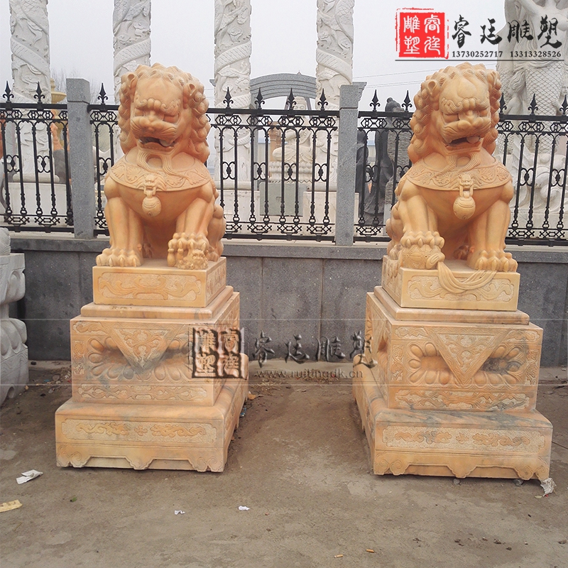 石雕石獅子圖片/石雕石獅子樣板圖 (4)