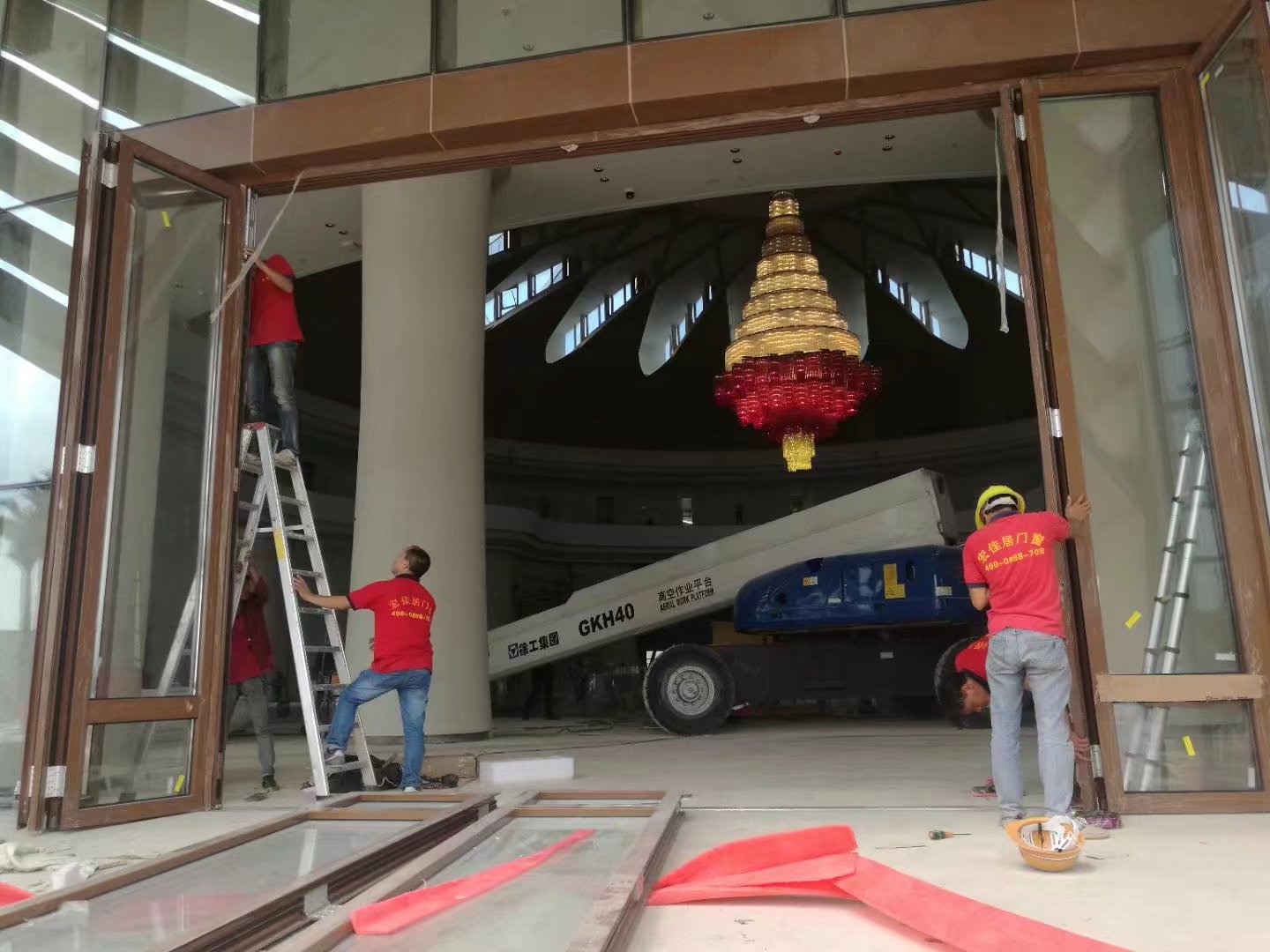 海南鋁合金折疊門圖片/海南鋁合金折疊門樣板圖 (3)