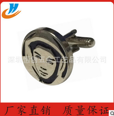 廠家定制金屬袖扣 時尚創(chuàng)意卡通袖扣 烤漆琺瑯袖扣定制