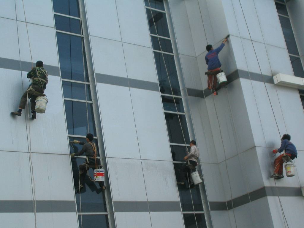 高空外墻清洗圖片