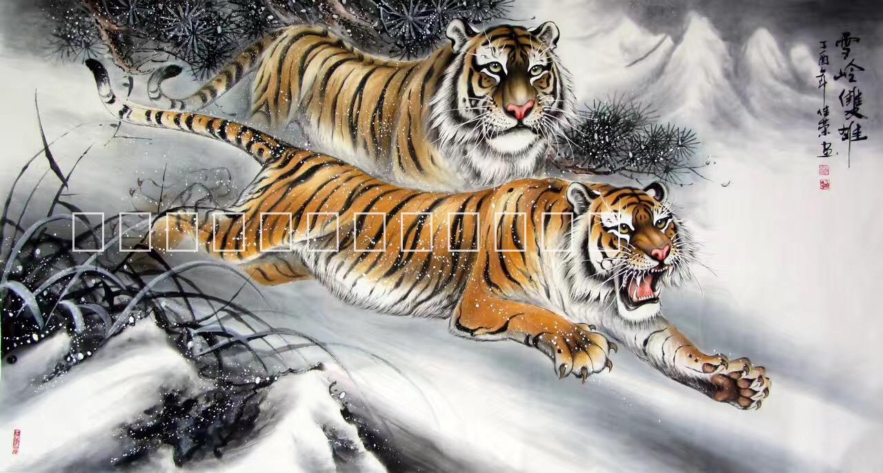 純手繪動(dòng)物國(guó)畫畫框裝裱客廳裝飾畫圖片/純手繪動(dòng)物國(guó)畫畫框裝裱客廳裝飾畫樣板圖 (3)