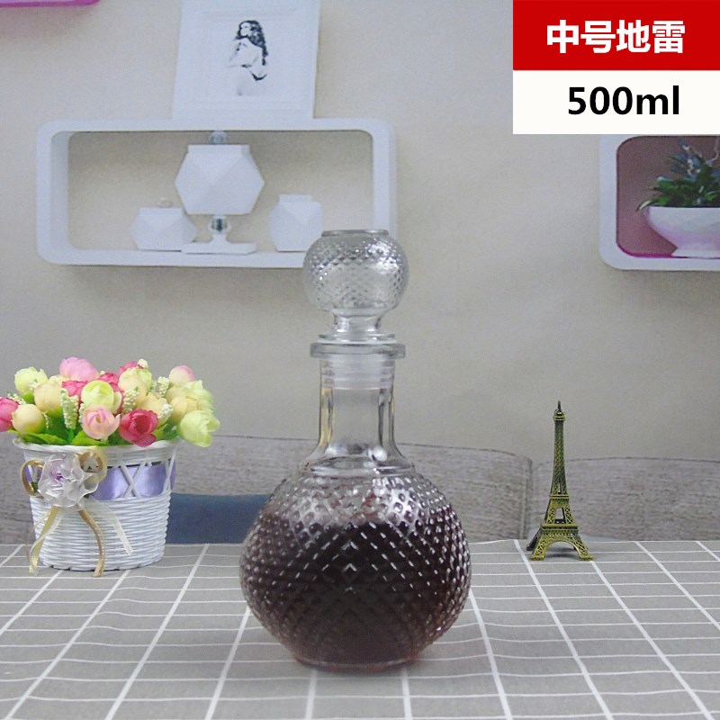 江蘇徐州玻璃紅酒瓶 批發(fā)零售250ml 500ml 紅酒瓶酒瓶 醒酒器