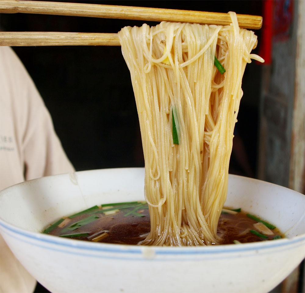 青島石磨面粉純手工掛面禮盒圖片