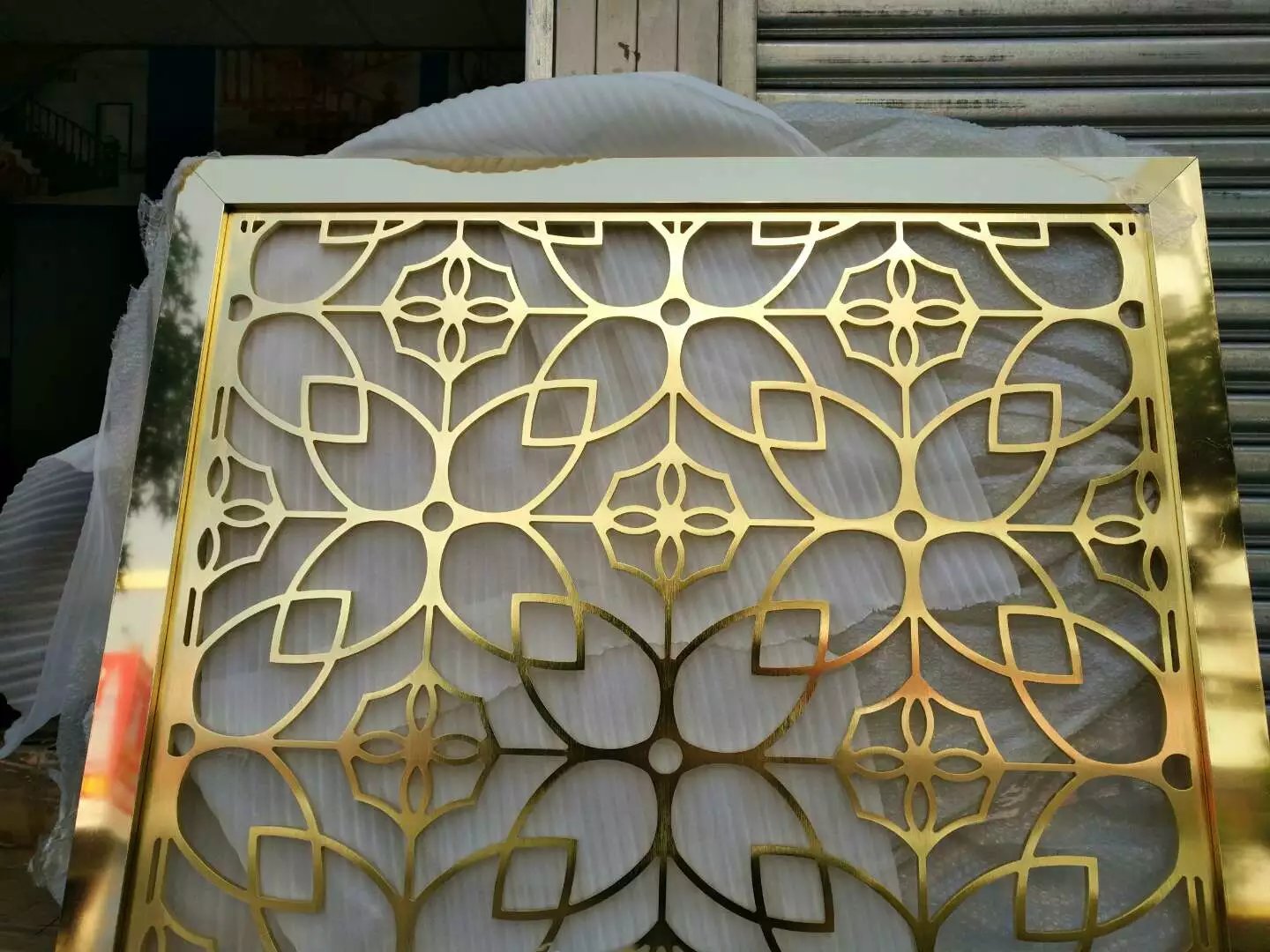 酒店不銹鋼屏風圖片/酒店不銹鋼屏風樣板圖 (2)