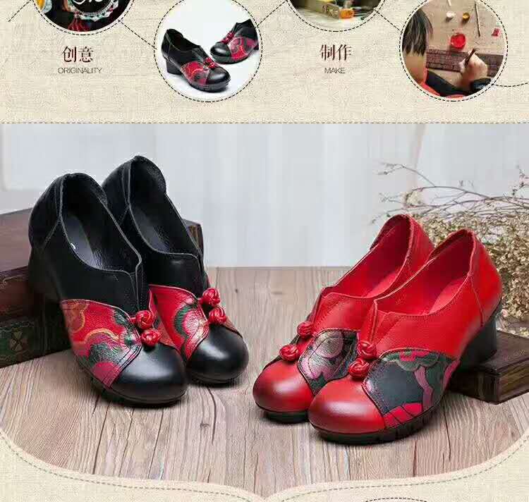 新款女士皮鞋圖片