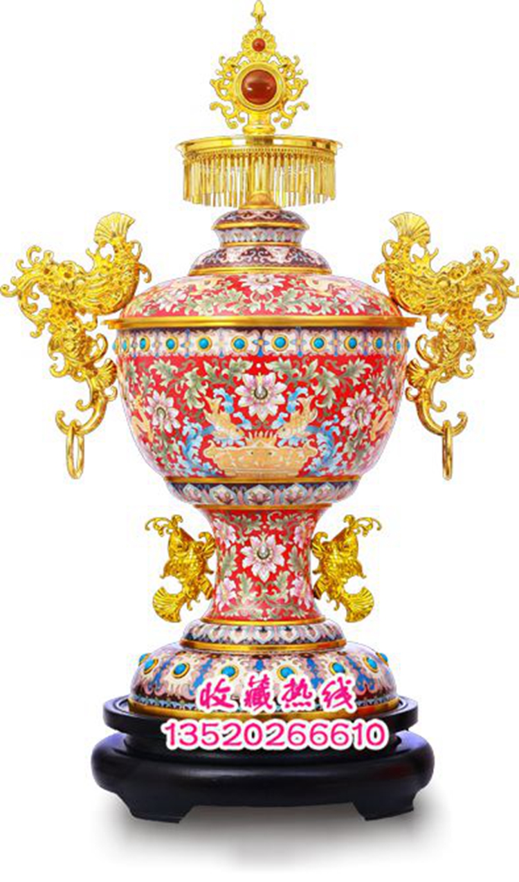 景泰藍 魚躍龍門 戴嘉林大師作品