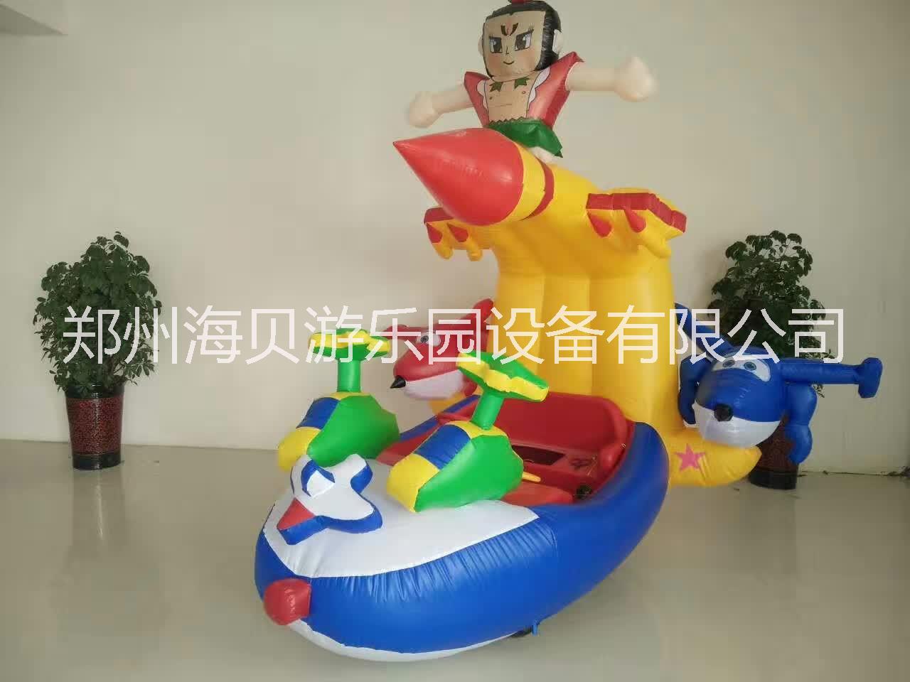 廣場(chǎng)游樂(lè)兒童雙人充氣電瓶車(chē)外罩豪華炫酷彩燈雙人充氣外罩熱銷(xiāo)新款