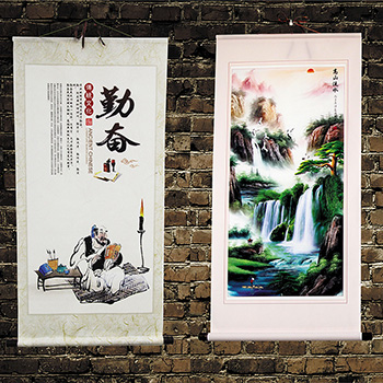 涪陵帥成快印|藝術布畫軸|國畫畫軸加工