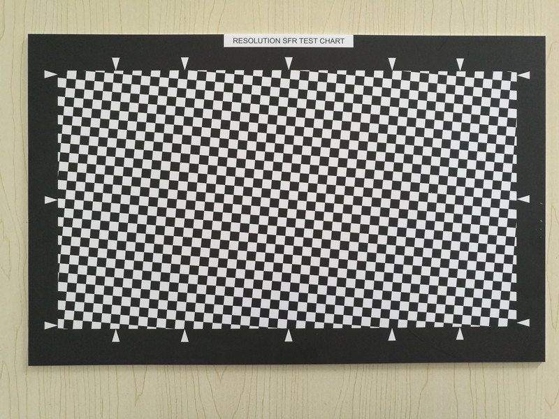 棋盤式畸變測試卡圖片