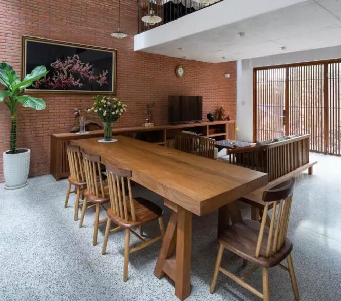 水磨石地坪別墅應(yīng)用范圍圖片