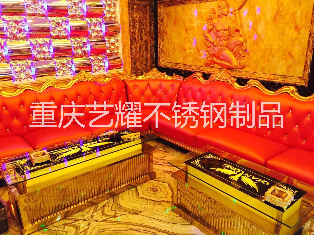 廠家定制酒吧KTV包房門發(fā)光茶幾圖片