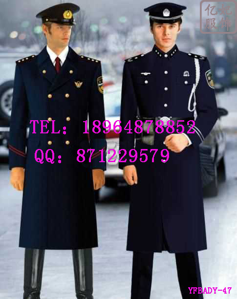 {億妃服飾}保安長款毛呢大衣訂做圖片/{億妃服飾}保安長款毛呢大衣訂做樣板圖 (1)