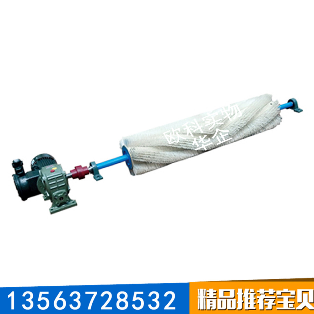 洗煤廠電動滾刷清掃器毛刷輥清掃器