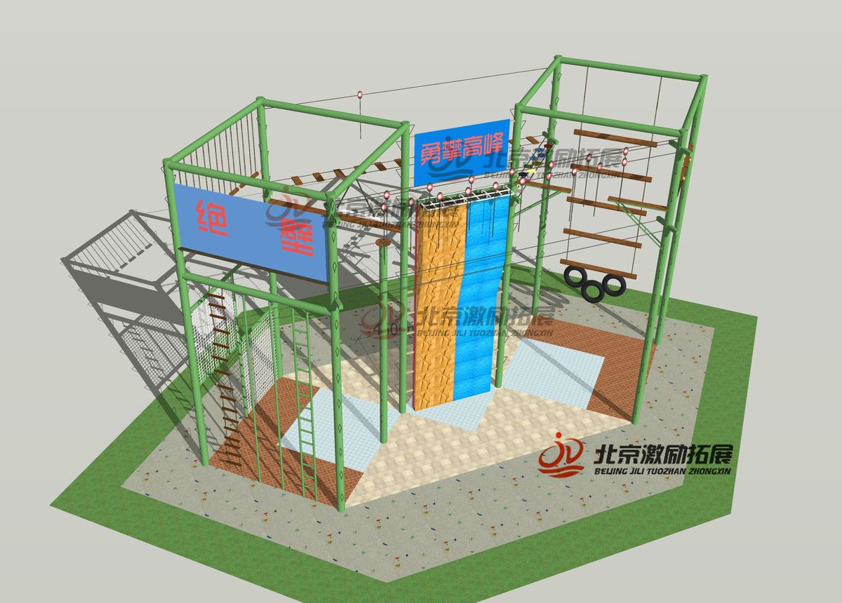 供应拓展训练设备 拓展训练设备 高空组合拓展器材图片