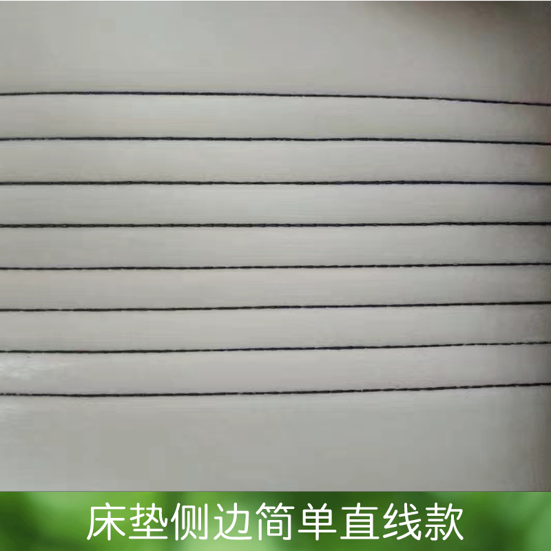 床墊側(cè)邊簡單直線款 墊側(cè)邊刺繡床加工 床墊側(cè)邊 貼合加工 白絨側(cè)邊 歡迎來電咨詢