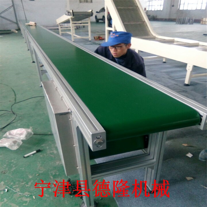 pvc綠色輕型平面流水線工業(yè)皮帶圖片/pvc綠色輕型平面流水線工業(yè)皮帶樣板圖 (2)