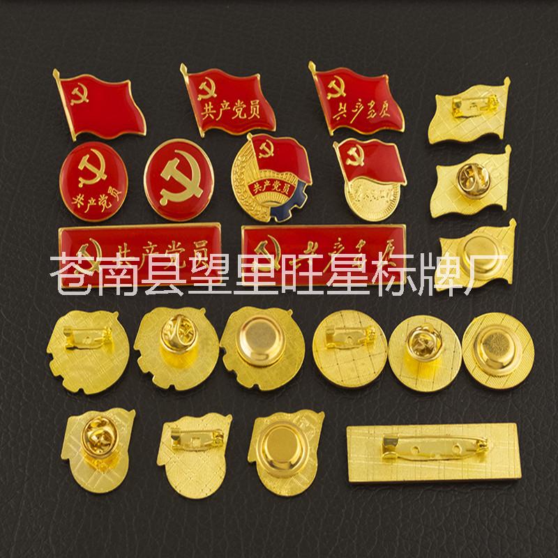 *黨旗徽章胸章廠家定做標(biāo)準(zhǔn)型*徽章胸章批發(fā)