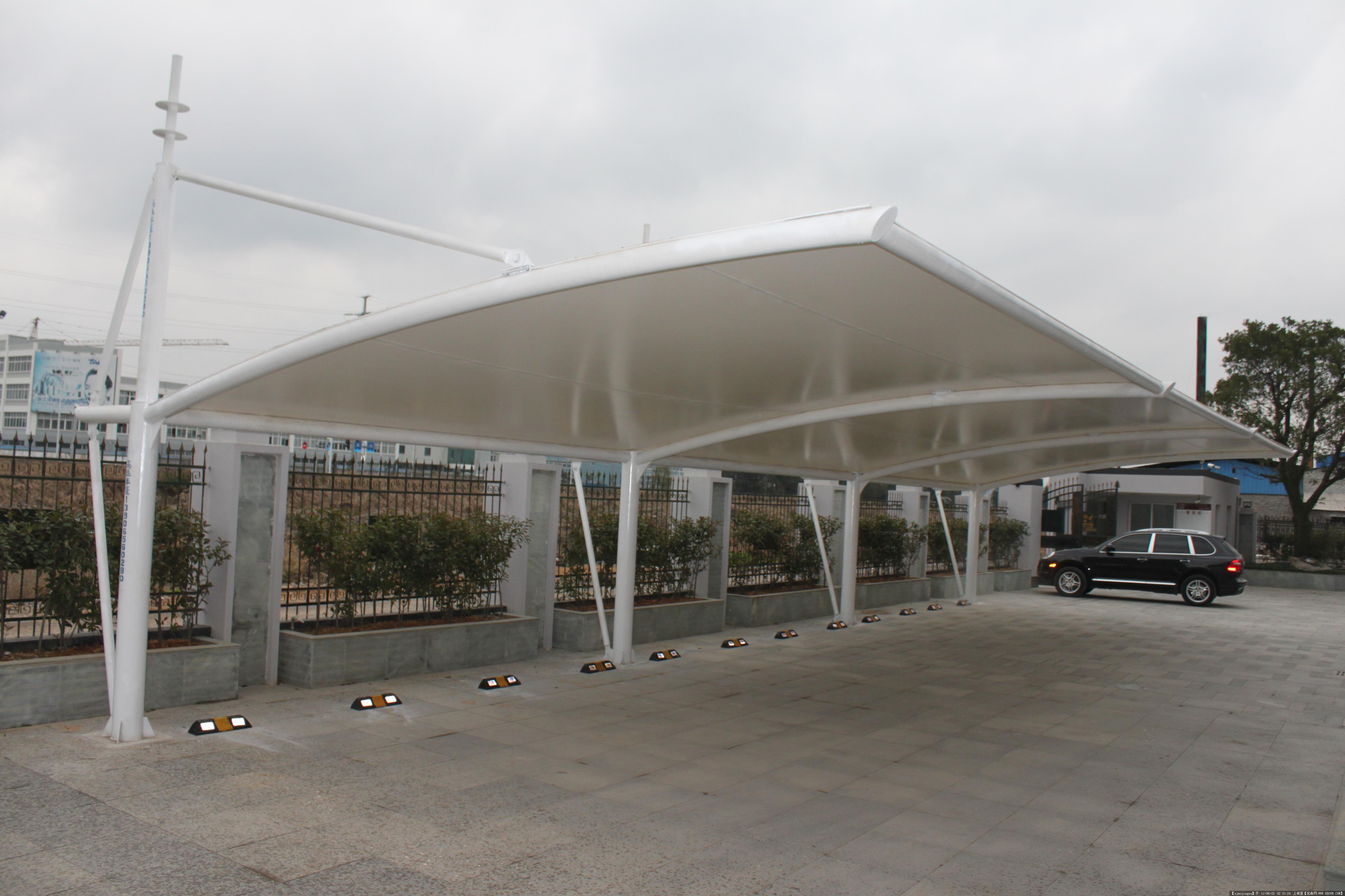 膜結(jié)構(gòu)車棚圖片/膜結(jié)構(gòu)車棚樣板圖 (3)