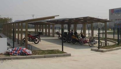 膜結(jié)構(gòu)汽車棚圖片/膜結(jié)構(gòu)汽車棚樣板圖 (2)