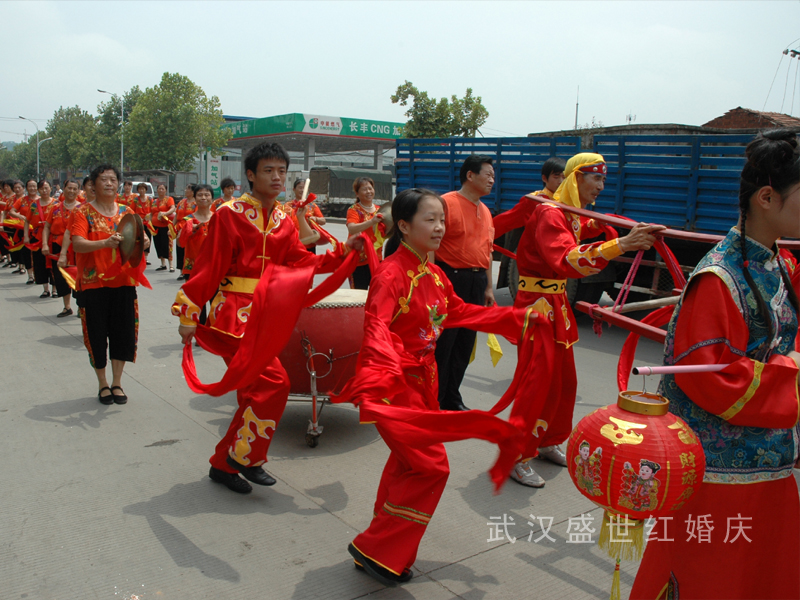 武漢腰鼓隊，腰鼓隊，漢口腰鼓隊，