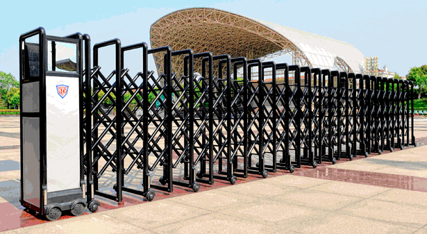 廣州伸縮門圖片/廣州伸縮門樣板圖 (3)