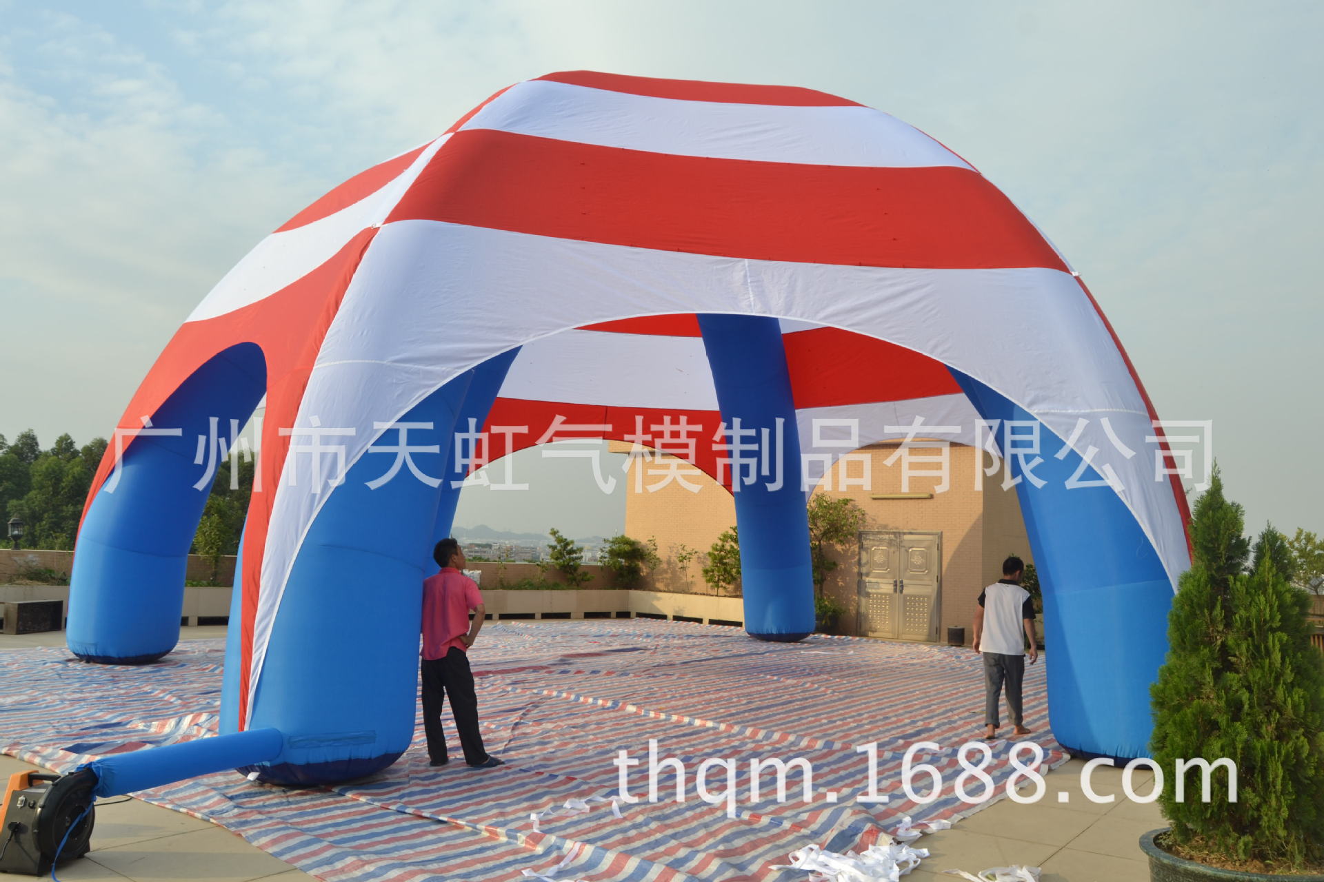 充氣六腳帳篷圖片/充氣六腳帳篷樣板圖 (3)