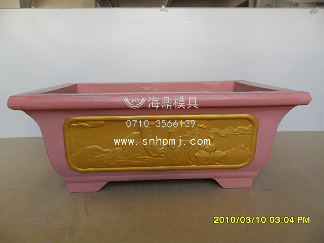 長方形水泥花盆模具，浮雕樣式圖片/長方形水泥花盆模具，浮雕樣式樣板圖 (3)