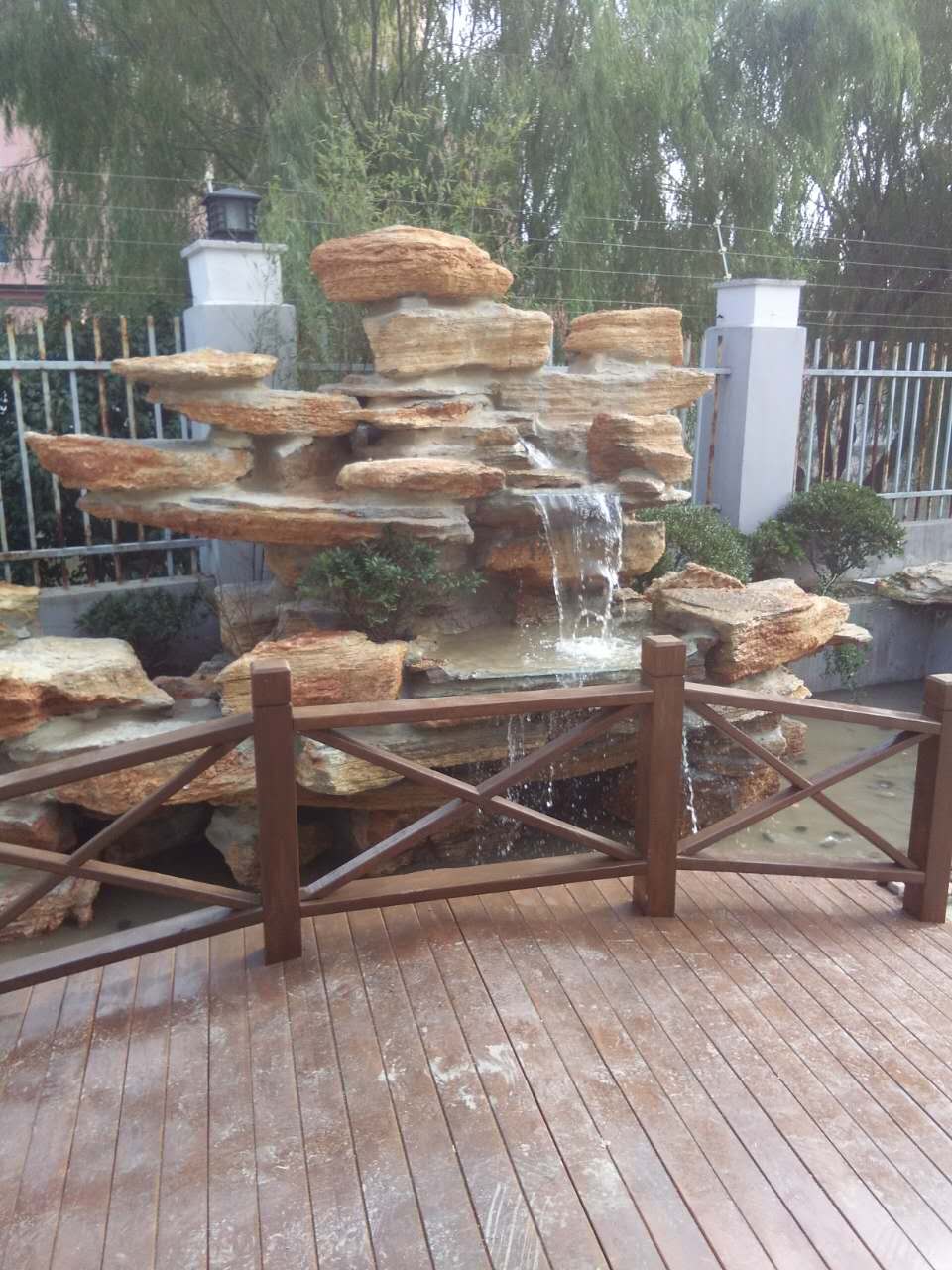 花園庭院假山圖片/花園庭院假山樣板圖 (2)