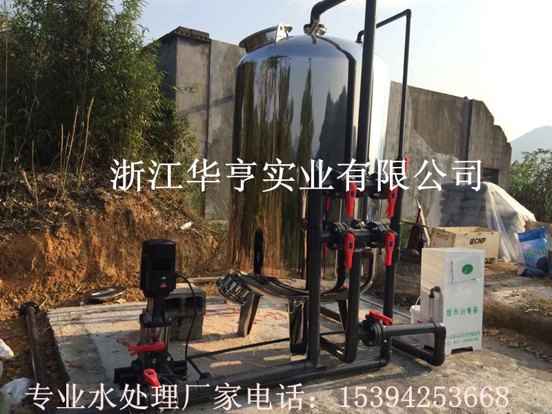 杭州廠家直銷不銹鋼石英砂過濾器去除水中泥沙渾濁