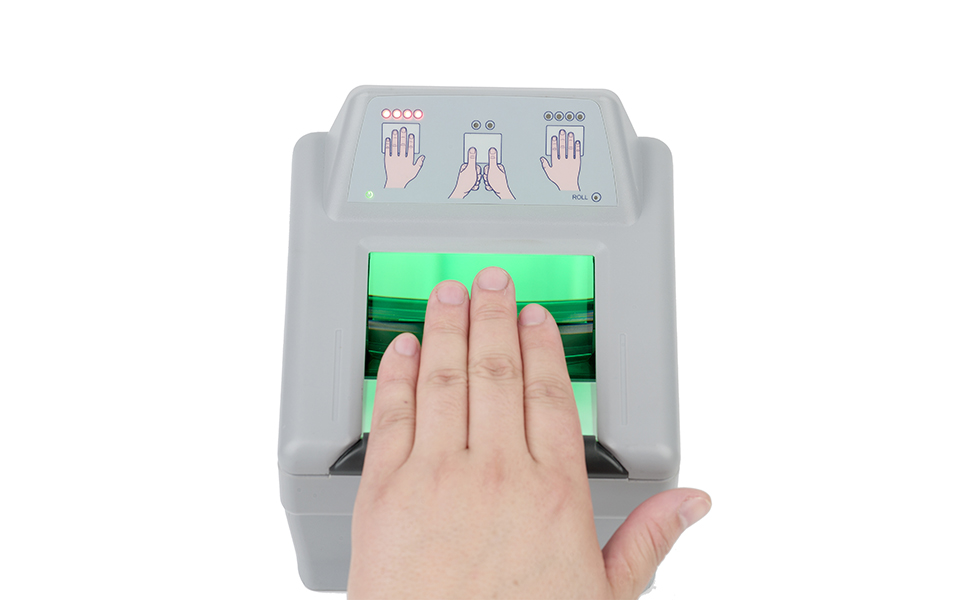 尚德442指紋儀四連指指紋采集儀掌紋儀
