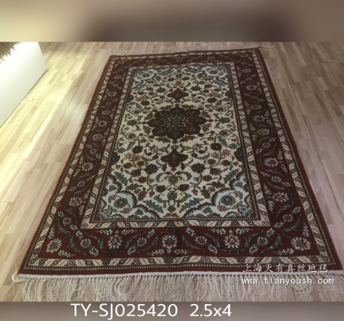 波斯真絲手工地毯    歐式地毯圖片