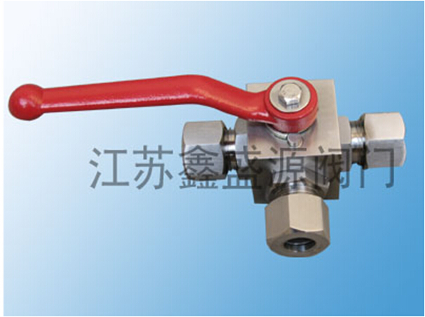 T型卡套式三通高壓換向球閥圖片/T型卡套式三通高壓換向球閥樣板圖 (1)