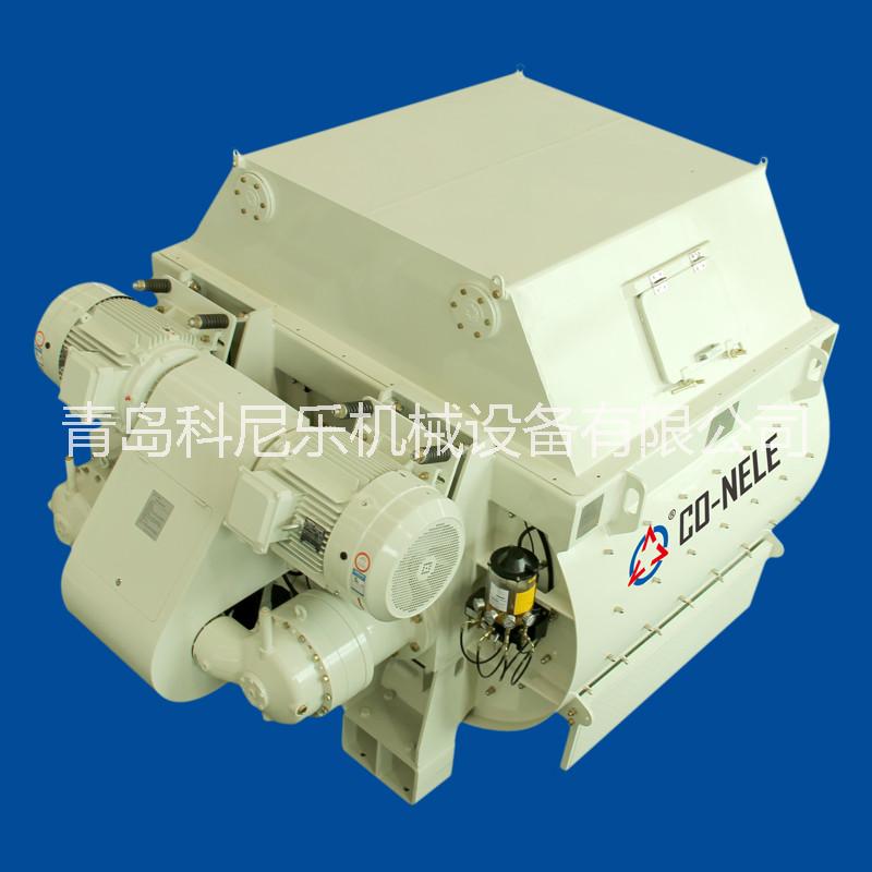 js1500雙臥軸強制式混凝土攪拌機廠家山東科尼樂|商品混凝土攪拌機