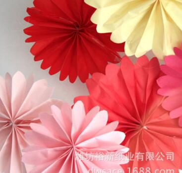 山東紙球花價格 紙球花定制 濰坊紙球花廠家直銷圖片
